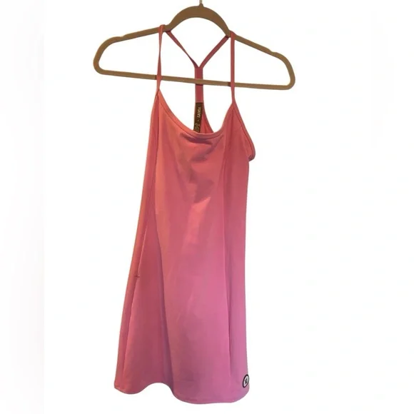 NWT Vuori Pink Azalea One Shot Women's Tennis Dress - Picture 1 of 5